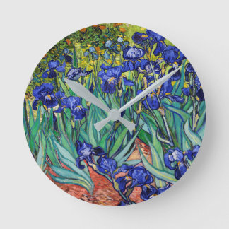 Reloj Redondo Mediano Irises de Vincent van Gogh