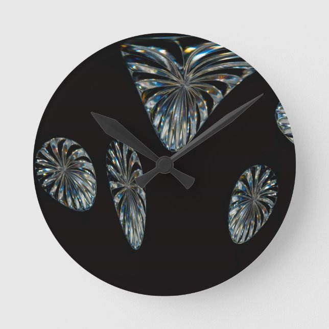 Reloj Redondo Mediano Irish Design -The Crystal Collection (Anverso)