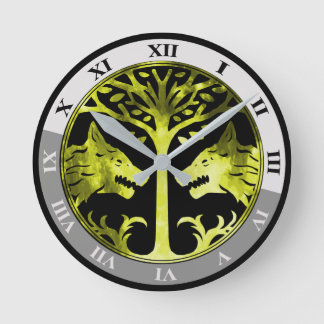 Reloj Redondo Mediano Iron Banner wall clock