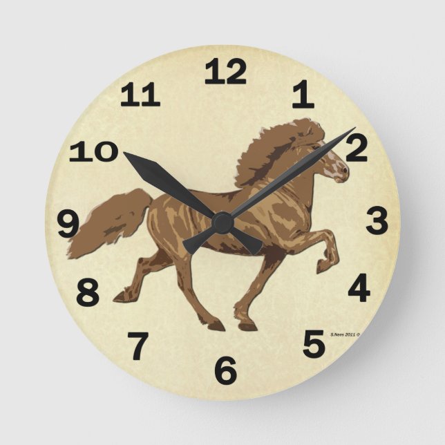 Reloj Redondo Mediano Islandés de los años 30 (Anverso)