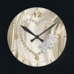 Reloj Redondo Mediano Ivory,Green,Blue,gold Silk & Pearls<br><div class="desc">Ivory,  green,  blue,  or gold silk & Pearls  decorated with Mexican Tuberose's.  They are waxy white flower s that have a sultry and seductive rich fragrance. for a momentum gift</div>