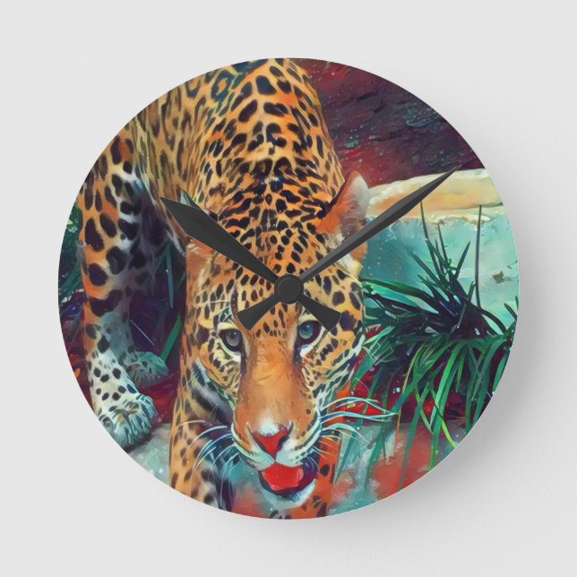 Reloj Redondo Mediano Jaguar en movimiento 6234 (Anverso)