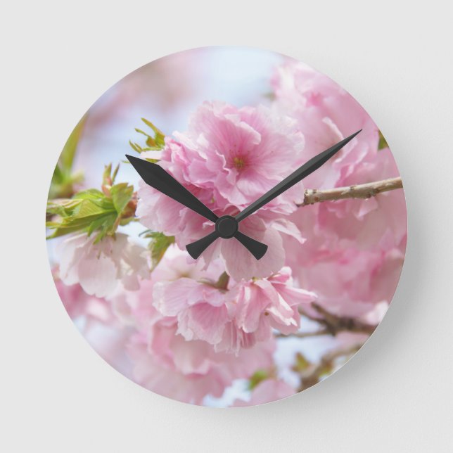 Reloj Redondo Mediano Japanese cherry blossoms (Anverso)