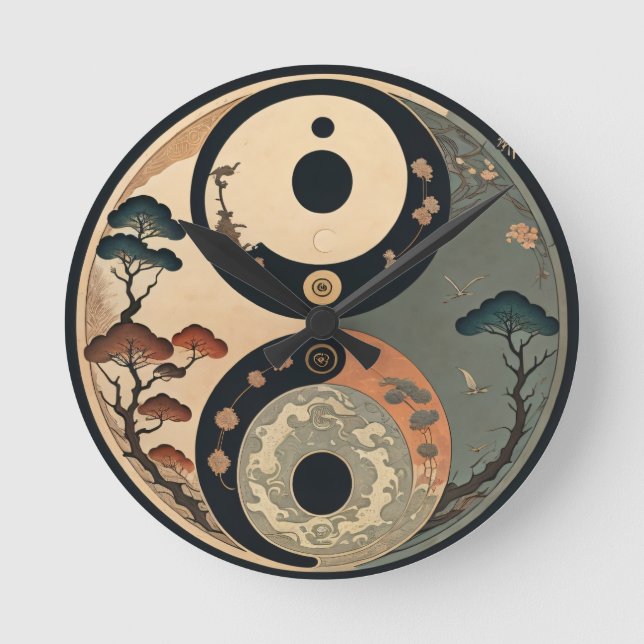 Reloj Redondo Mediano Japonés 8 (Anverso)