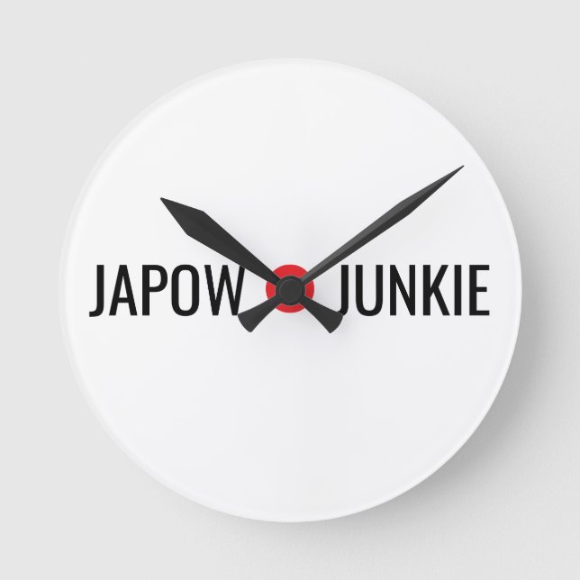 Reloj Redondo Mediano Japow Junkie  (Anverso)