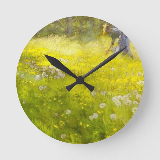 Reloj Redondo Mediano Jardín de Kroyer en Skagen (Anverso)