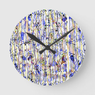 Reloj Redondo Mediano Jardín de Pulpo