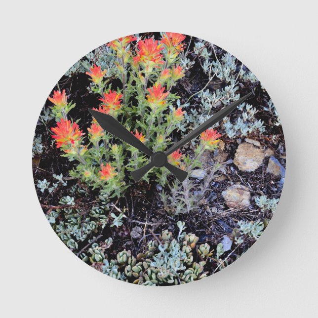 Reloj Redondo Mediano Jardín en miniatura en el lago Gem (Anverso)