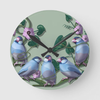 Reloj Redondo Mediano Java sparrows 