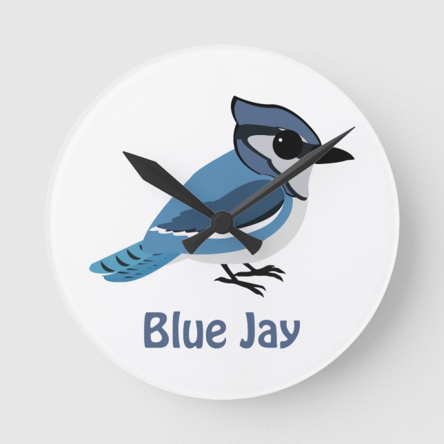 Reloj Redondo Mediano Jay Cutto Blue (Anverso)