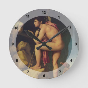 Reloj Redondo Mediano Jean Dominique Ingres- Oedipus and the Sphinx