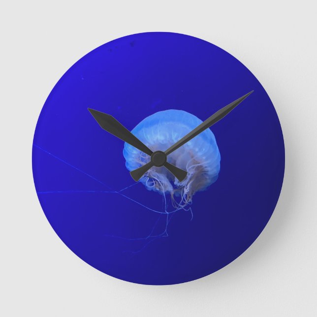 Reloj Redondo Mediano Jellyfish (Anverso)
