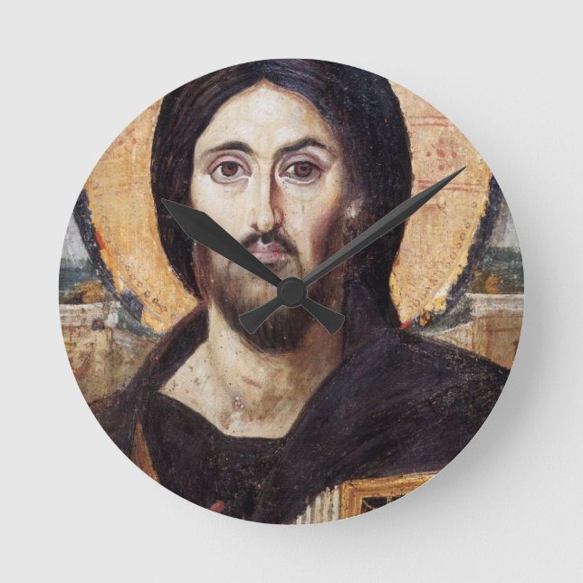 Reloj Redondo Mediano Jesucristo (Anverso)