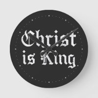 Jesucristo es Rey Arte Grunge Gothic Blackletter