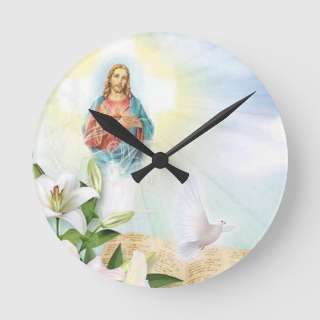 Reloj Redondo Mediano Jesús (Anverso)