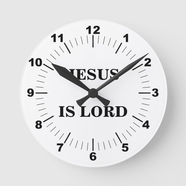 RELOJ REDONDO MEDIANO JESUS ES LORD (Anverso)