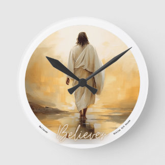 Reloj Redondo Mediano Jesus Watch, Bible, Wall Clock, Christianity
