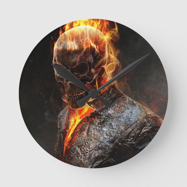 Reloj Redondo Mediano jinetes fantasma (Anverso)