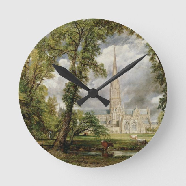 Reloj Redondo Mediano John Constable | Vista de la Catedral de Salisbury (Anverso)