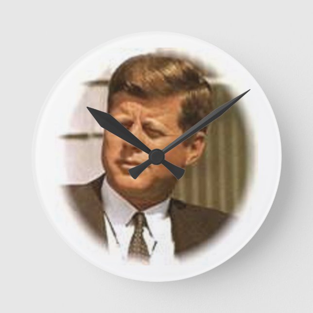 Reloj Redondo Mediano John F. Kennedy (Anverso)
