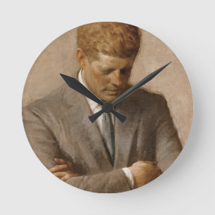 Reloj Redondo Mediano John F Kennedy Official Portrait