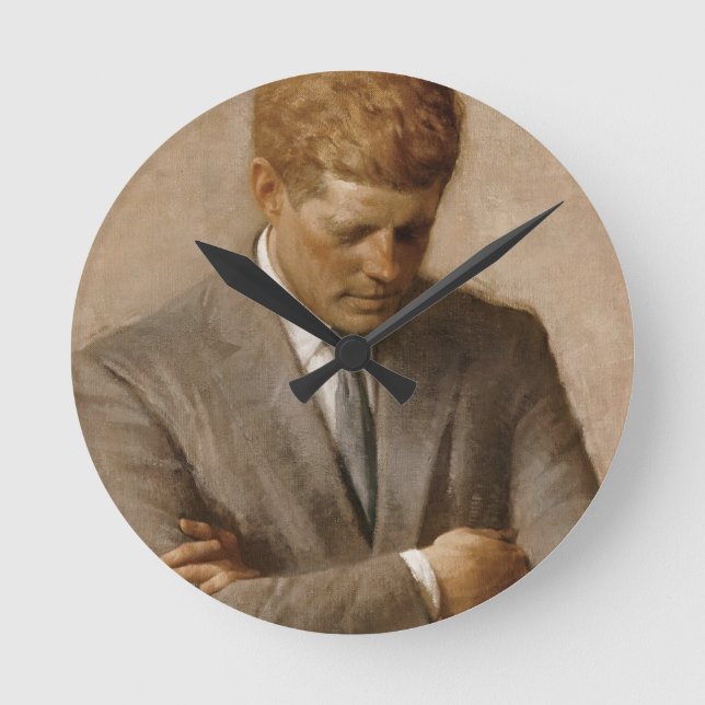 Reloj Redondo Mediano John F Kennedy Official Portrait (Anverso)