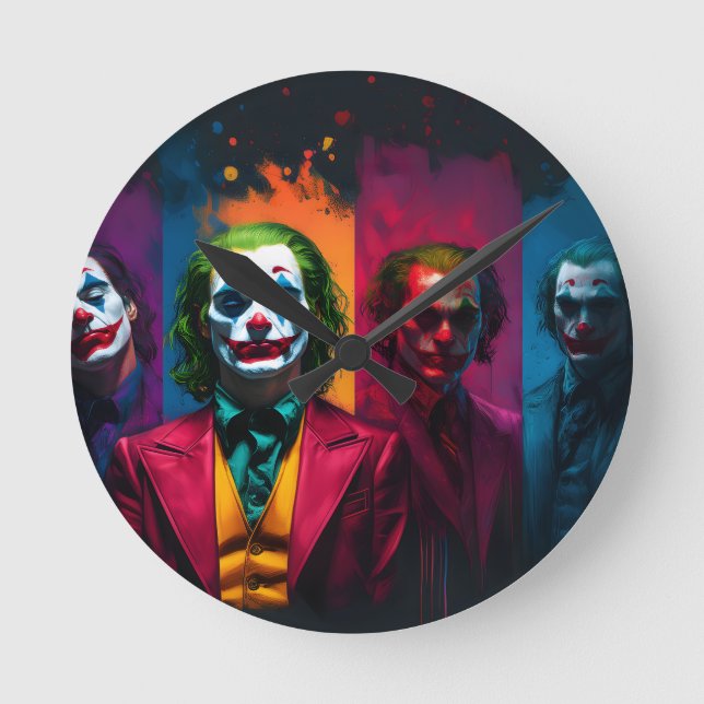Reloj Redondo Mediano Joker (Anverso)