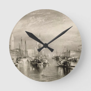 Reloj Redondo Mediano José Mallord Guillermo Turner el   el Gran Canal,