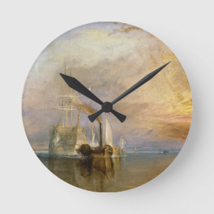Reloj Redondo Mediano Joseph Mallord William Turner The Fighting Temer