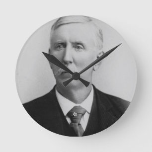 Reloj Redondo Mediano Joseph McCoy (1837-1915) (b/w photo)