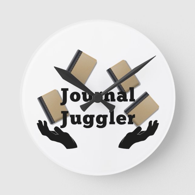 Reloj Redondo Mediano Journal Juggler (Anverso)