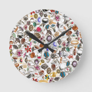 Reloj Redondo Mediano joyería de anillos