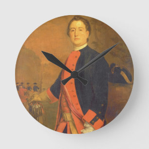 Reloj Redondo Mediano Juan Bateman largo Esq., capitán en coronel