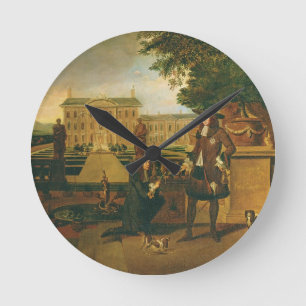Reloj Redondo Mediano Juan subió (c.1621-77) a Gardener del rey,
