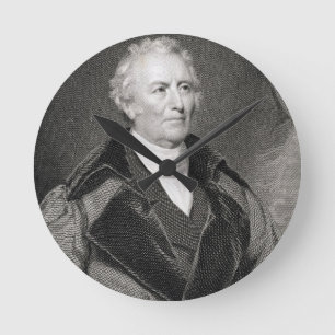 Reloj Redondo Mediano Juan Trumbull (1756-1843) grabado por Asher Brown
