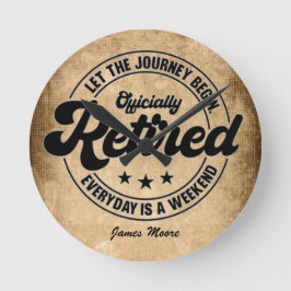 Reloj Redondo Mediano Jubilación