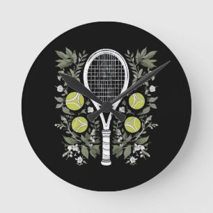 Reloj Redondo Mediano Jugador de tenis