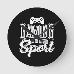 Reloj Redondo Mediano Jugador - El Juego Es Mi Deporte Favorito