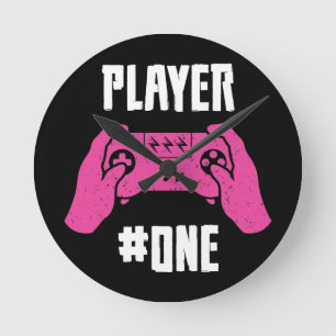 Reloj Redondo Mediano Jugador #One Gaming