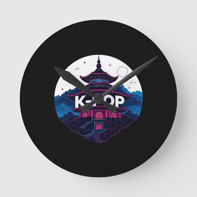 RELOJ REDONDO MEDIANO K-POP (Anverso)