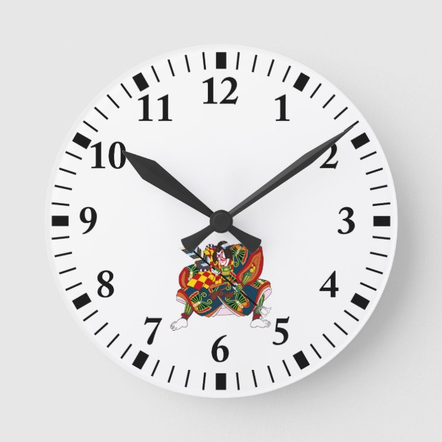 Reloj Redondo Mediano kabuki (Anverso)