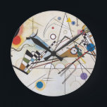 Reloj Redondo Mediano Kandinsky 1923/composicion viii/pixdezines<br><div class="desc">Wassily Wassilyevich Kandinsky Composition VIII 1923. (Ruso nacido 1866-1944). Digitalmente mejorado por PixDezines. com. Todos Los Derechos Reservados.</div>