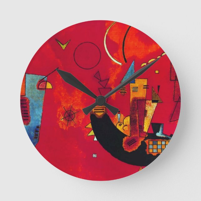 Reloj Redondo Mediano Kandinsky Mit und Gegen (Anverso)