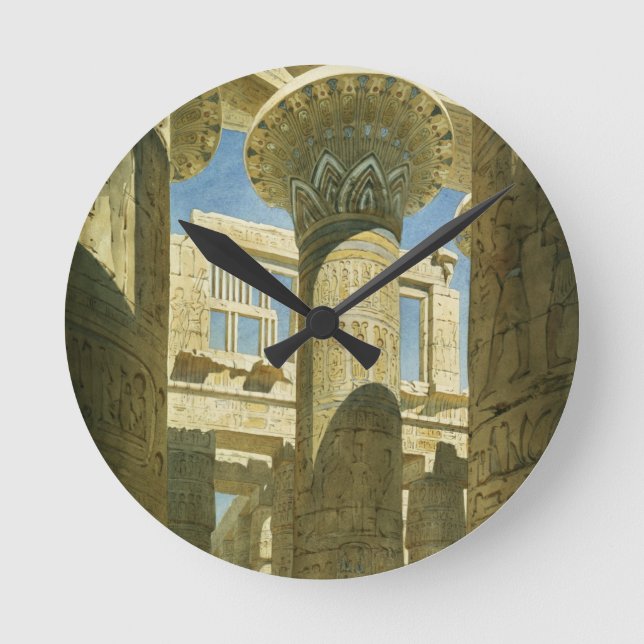 Reloj Redondo Mediano Karnak, c.1866 (w/c en el papel) (Anverso)