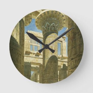 Reloj Redondo Mediano Karnak, c.1866 (w/c en el papel)