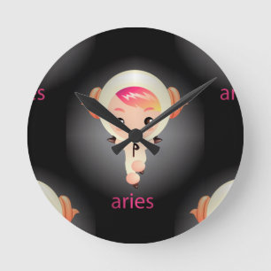 Reloj Redondo Mediano kawaii aries