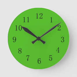 Reloj Redondo Mediano Kelly Green Wall Clock