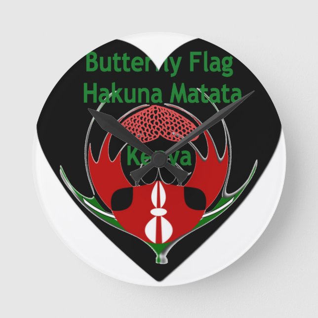 Reloj Redondo Mediano Kenia (Anverso)