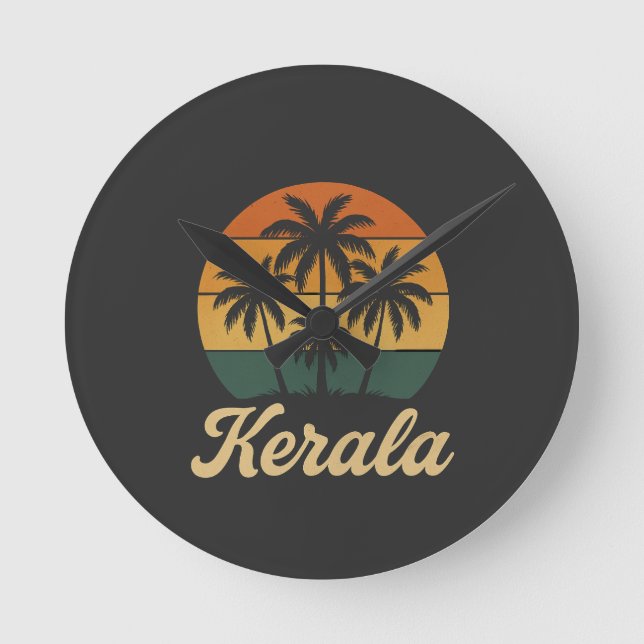 Reloj Redondo Mediano kerala india (Anverso)