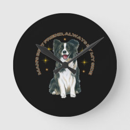 Reloj Redondo Mediano Keychain acrílico